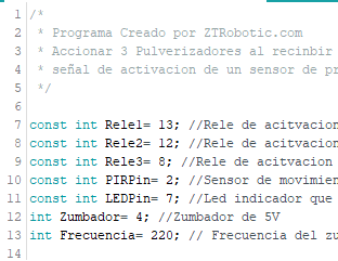 Curso Control Camara Nebulizadora con Arduino