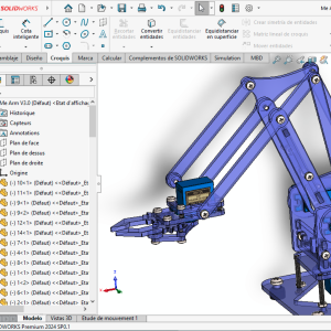 Diseño 3D Brazo Robotico MeArm V3.0 - Solidworks