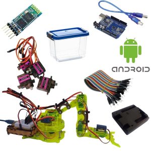 Brazo Robotico Kimo Kit Bluetooth + Arduino Uno - Verde