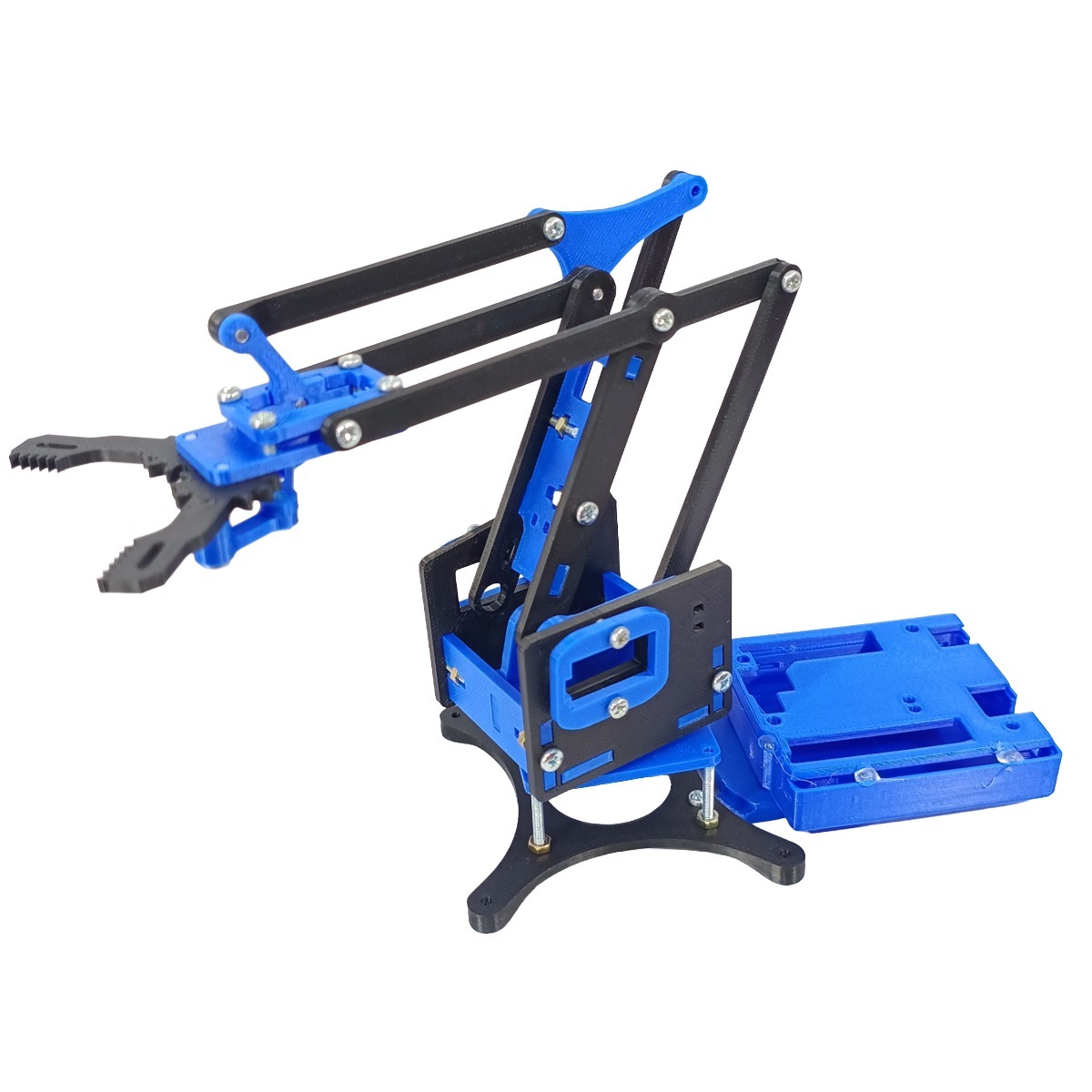 Chasis Brazo Robotico Mearm Sin Servomotores - Azul - Imagen 3