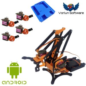 Brazo Robotico MeArm con Servomotores - Naranja