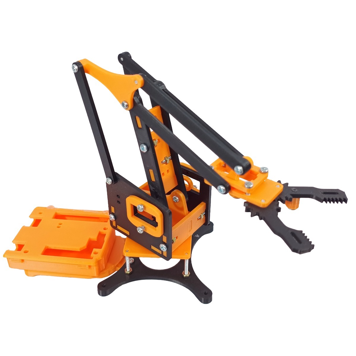 Chasis Brazo Robotico Mearm Sin Servomotores – Naranja