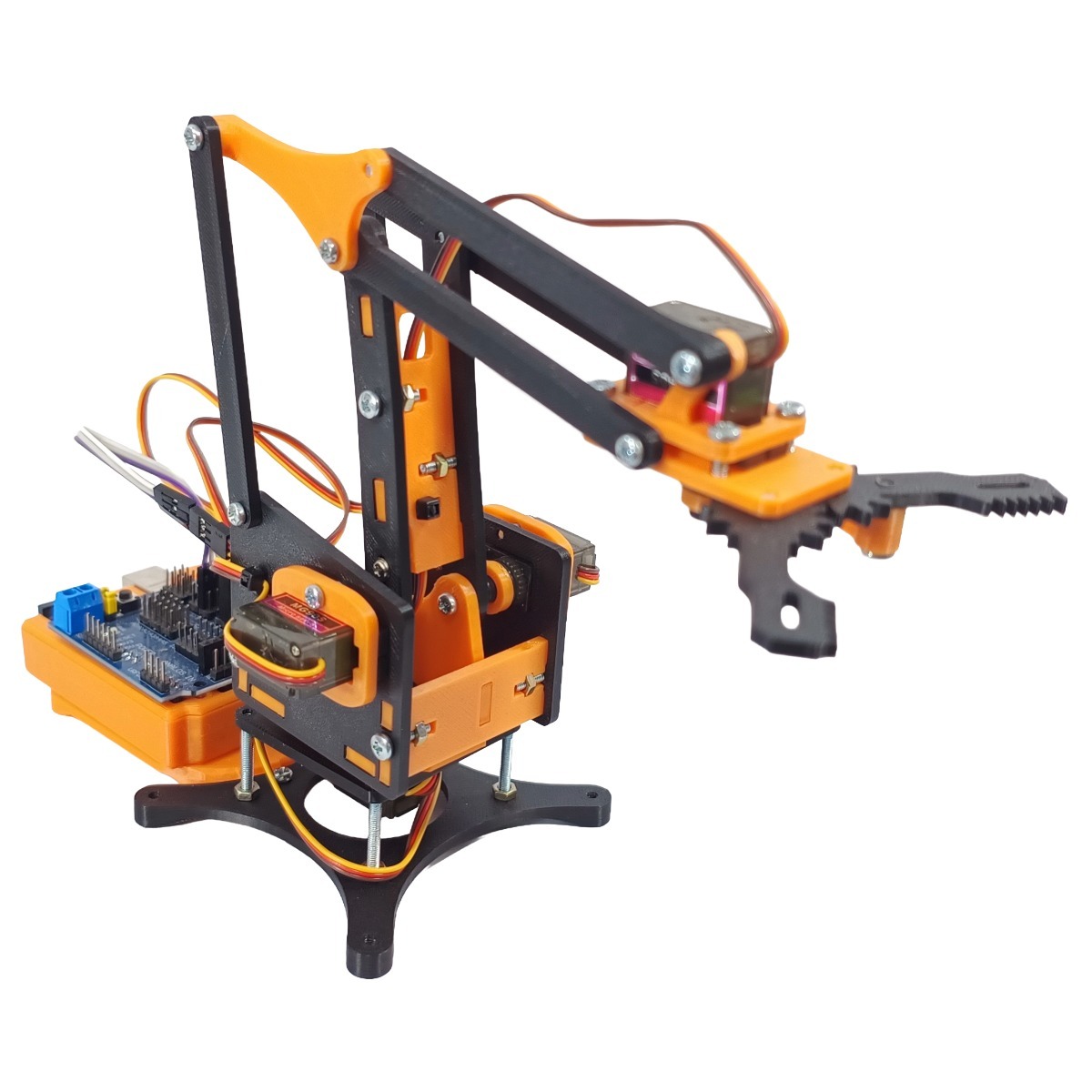 Brazo Robotico Mearm Kit Control Pc + Arduino Edicion Naranja - Imagen 6