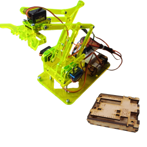 Chasis Brazo Robotico Mearm Sin Servomotores - Verde