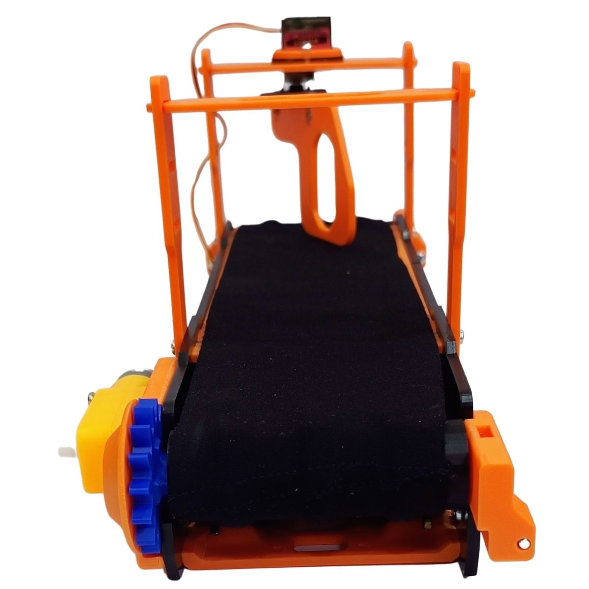 Mini Banda Transportadora Educativa Didactica Naranja Soportes Superiores Rodana - Imagen 2