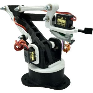 Brazo Robótico Arduino – Chasis IzyBot Plastico 3D SIN Servomotores