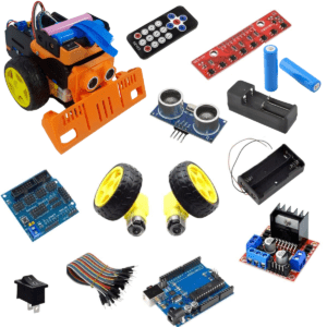 Carro Robotico MultiCarBot Kit Completo Escritor Zumo Seguidor Linea